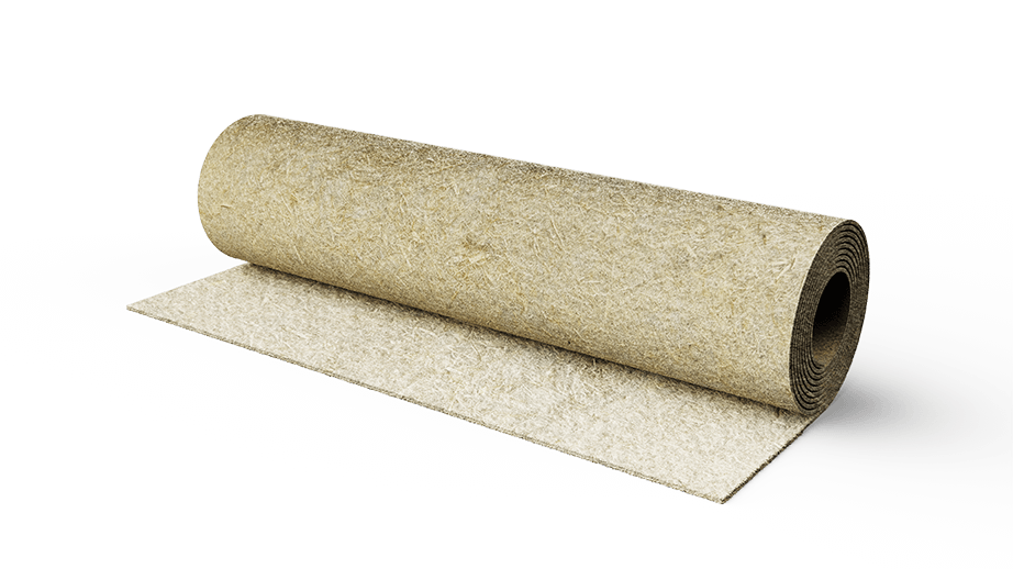 carbon-negative carpet underlayment